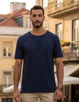 Camiseta Pima Cotton Premium Arrow - Azul Marinho