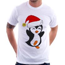 Camiseta Pinguim Noel - Foca na Moda