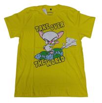 Camiseta Pinky e o Cerebro Looney Tunes Personagem Desenho BM