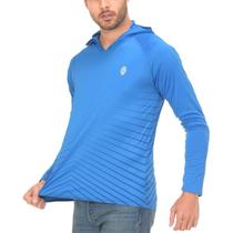 Camiseta PIQIDIG Moletom para homens UV com capuz - SPF 50+ Camiseta PIQIDIG Moletom para homens UV com capuz - SPF 50+