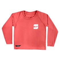 Camiseta Piscina Manga Longa Infantil Menino Script WSS Brasil