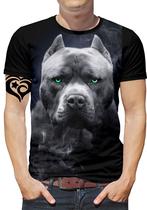 Camiseta Pitbull Masculina Cachorro Animal Blusa Camiseta Pitbull Masculina Cachorro Animal Blusa