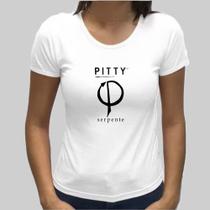 Camiseta Pitty Serpente Baby Look Feminina 100% Algodão