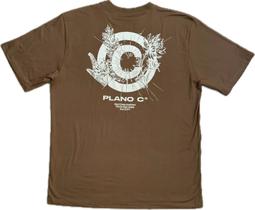 Camiseta Plano C Broken Glass - Marrom