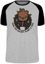 Camiseta Plante Groot Árvore Blusa Plus Size extra grande adulto ou infantil Camiseta Plante Groot Árvore Blusa Plus Size extra grande adulto ou infantil