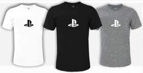 Camiseta PlayStation Licenciado Classic Logo Masculino Adulto Multicores - Ref 94CMCLC Camiseta PlayStation Licenciado Classic Logo Masculino Adulto Multicores - Ref 94CMCLC