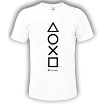 Camiseta Playstation Symbols Elevation Oficial Símbolos - MN TECIDOS