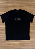Camiseta Plus Aeropostale em relevo Platinum - Preto