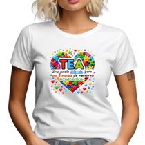 Camiseta Plus Autismo Camisa Blusa Babylook Autista Atipica