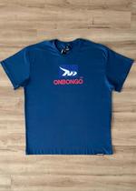 Camiseta Plus Básica Masculina Onbongo Amarela e Azul 2026 -