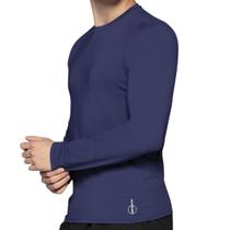 Camiseta Plus Manga Longa Masculina Proteção UV 50+ Selene