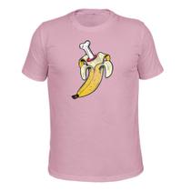 Camiseta Plus Size 100% Algodão Tecido Macio Banana Bife - Surprass
