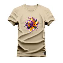 Camiseta Plus Size 30 Estampa Dtf Floris