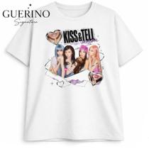 Camiseta Plus Size aespa Kiss & Tell K-pop 100% Algodão Premium Estampa Aesthetic Camiseta Plus Size aespa Kiss & Tell K-pop 100% Algodão Premium Estampa Aesthetic