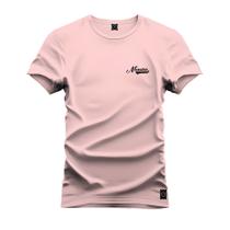 Camiseta Plus Size Agodão T-Shirt Unissex Premium Macia Estampada Nexstar Grifado No Peito