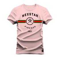 Camiseta Plus Size Algodão 30.1 Premium Estampada Nexstar Frize