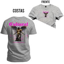 Camiseta Plus Size Algodão Estampada Moda StreetWear Cultural Two