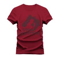 Camiseta Plus Size Algodão Gola Redonda Vida Country Classic
