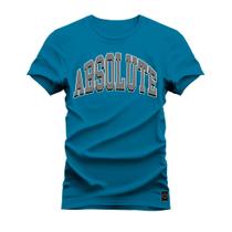 Camiseta Plus Size Algodão Premium T-Shirt Absolute