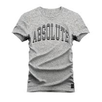 Camiseta Plus Size Algodão Premium T-Shirt Absolute