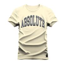 Camiseta Plus Size Algodão Premium T-Shirt Absolute