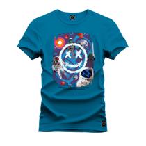 Camiseta Plus Size Algodão Premium T-Shirt Drew Astronauta