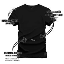 Camiseta Plus Size Algodão Premium T-Shirt Foguem Musk