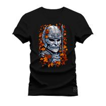 Camiseta Plus Size Algodão Premium T-Shirt Guerreito Feldal