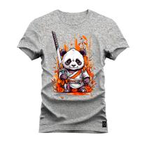 Camiseta Plus Size Algodão Premium T-Shirt Kung Fu