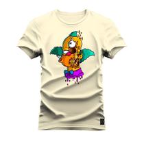 Camiseta Plus Size Algodão Premium T-Shirt Palhaço Brisa