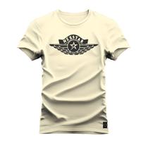 Camiseta Plus Size Algodão T-Shirt Premium Estampada Rom Nexstar