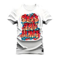 Camiseta Plus Size Algodão T-Shirt Premium Estampada Sky the Limit