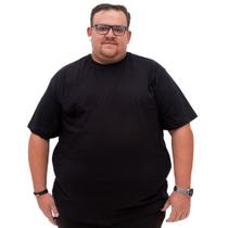 Camiseta Plus Size Basica Masculina 100% Algodao Manga Curta Gola Redonda Lisa Confortavel Premium