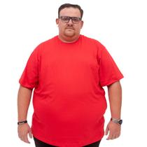 Camiseta Plus Size Basica Masculina 100% Algodao Manga Curta Gola Redonda Lisa Confortavel Premium Camiseta Plus Size Basica Masculina 100% Algodao Manga Curta Gola Redonda Lisa Confortavel Premium