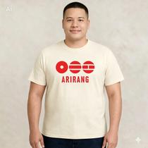 Camiseta Plus Size BTS Arirang G1 G2 G3 G4 G5 Cor Preto e Off White 100% Algodão Moda Plus Size Camiseta Plus Size BTS Arirang G1 G2 G3 G4 G5 Cor Preto e Off White 100% Algodão Moda Plus Size