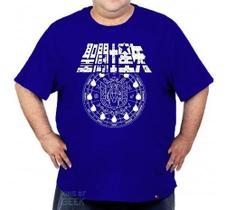 Camiseta Plus Size Cavaleiros Do Zodíaco Camisa Saint Seiya