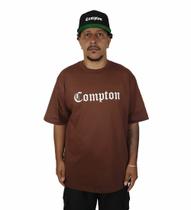 Camiseta Plus Size Compton Streetwear Masculina