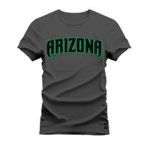 Camiseta Plus Size Confortável Premium Estampada Arizona