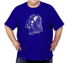 Camiseta Plus Size Darth Vader Star Wars Camisa Geek Filme