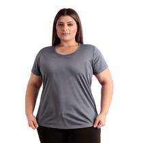 Camiseta Plus Size Dry Fit Feminina Fitness Academia