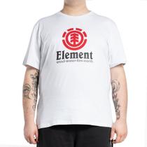 Camiseta Plus Size Element Vertical Branca