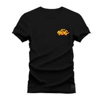 Camiseta Plus Size Estampada Algodão Premium Confortável King Rei Peito