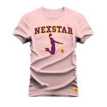 Camiseta Plus Size Estampada Algodão T-Shirt Unissex Jogador NS