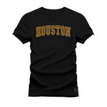 Camiseta Plus Size Estampada Algodão Unissex Houston - Nexstar