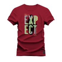 Camiseta Plus Size Estampada Confortável T-Shirt EXP