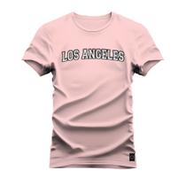 Camiseta Plus Size Estampada Premium Algodão Los Angeles Scrit