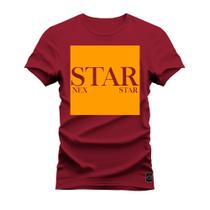 Camiseta Plus Size Estampada Premium Algodão Star Separation