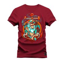 Camiseta Plus Size Estampada Premium T-Shirt Pirata Ancora