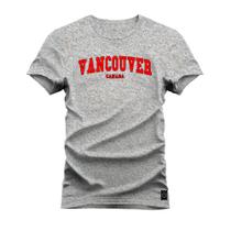 Camiseta Plus Size Estampada Premium T-Shirt Vancouver