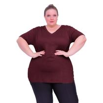 Camiseta Plus Size Feminina Sobre Legging Blusa Academia - VC3 Moda Íntima